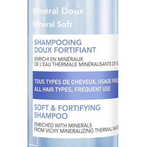 Vichy Dercos Mineral Doux Shampoo 400ml, ingredient panel