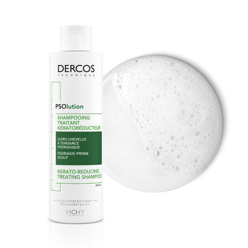 Vichy Dercos PSOlution Keratoreducing Treatment Shampoo 250ml, product close-up