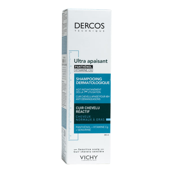 Vichy Dercos Ultra-Apaisant, front of the box