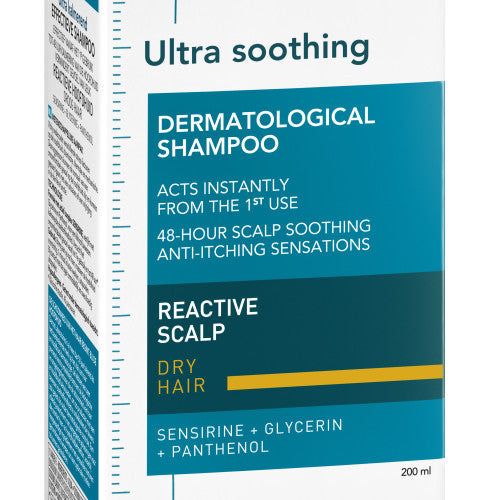 Vichy Dercos Ultra-Apaisant Dry Hair Soothing Shampoo 200ml, ingredient panel
