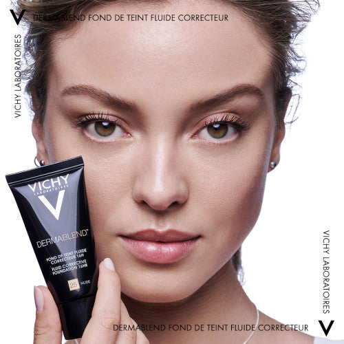 Vichy Dermablend Corrective Fluid Foundation Shade 20 30ml, packaging detail