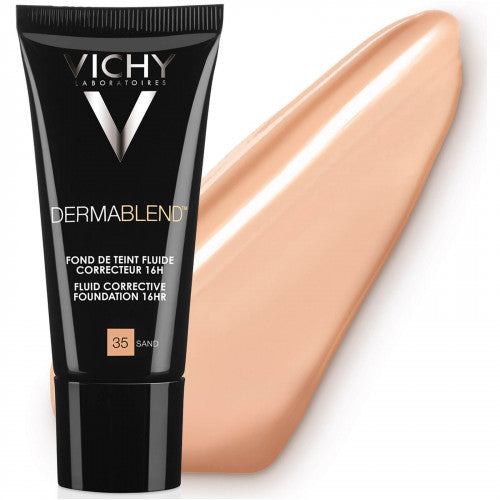 Vichy Dermablend Corrective Fluid Foundation Shade 35 Sand 30ml, view 1
