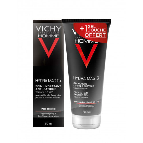 Vichy Hydra Mag C+ Brightening Face & Eye Moisturizer 50ml, alternate angle