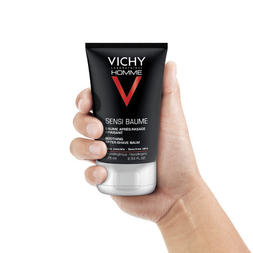 Vichy Homme Sensi-Baume After-Shave Balm 75ml, product close-up