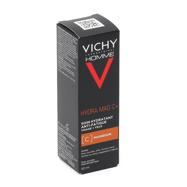 Vichy Hydra Mag C+ 50ml, three-quarter view of the box