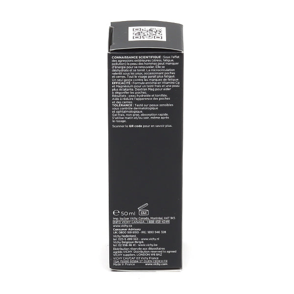 Vichy Hydra Mag C+, back of the box