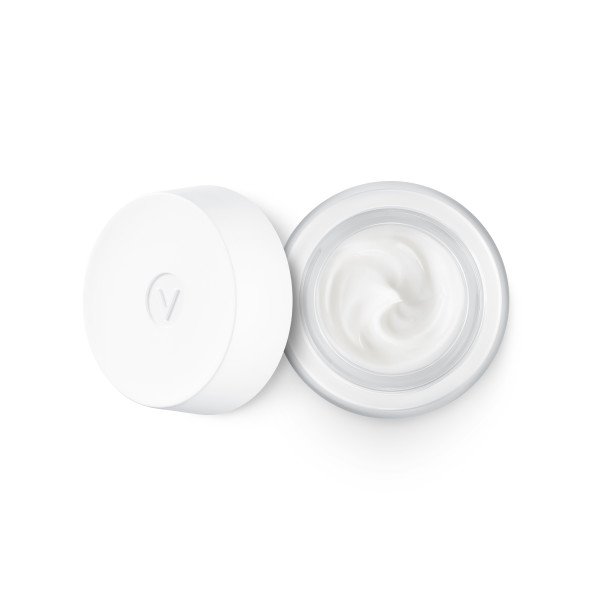 Vichy Liftactiv Supreme, open jar showing the cream beside its lid