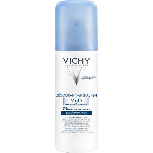 Vichy Mineral 48H Aerosol Deodorant 125ml aluminum-free spray can, view 1