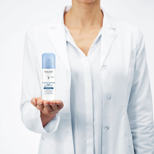 Vichy Mineral 48H Aerosol Deodorant 125ml aluminum-free spray can, packaging detail