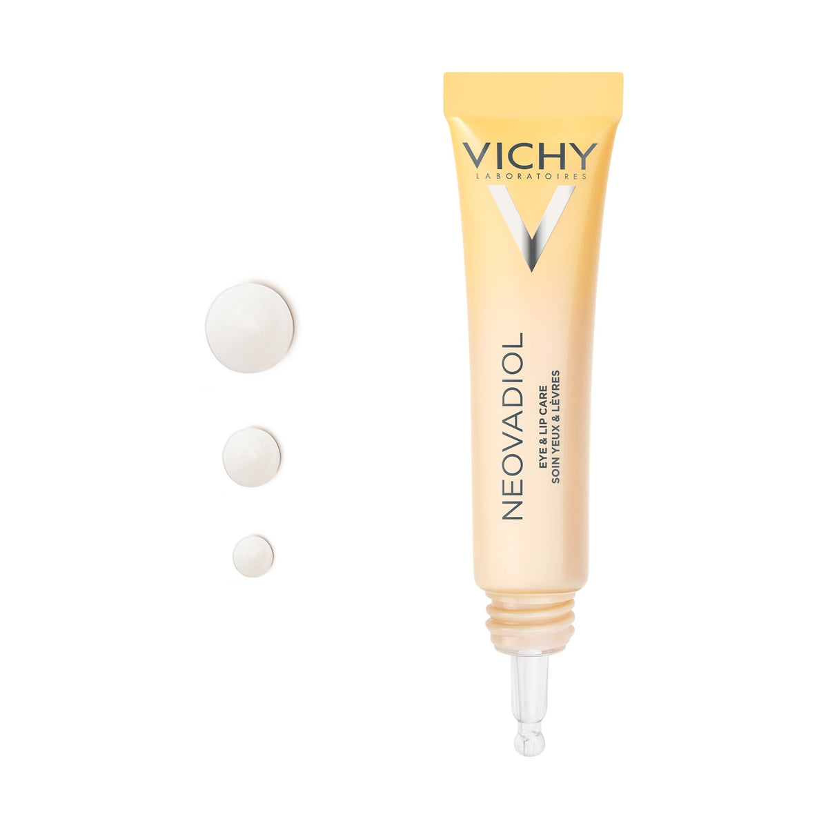 Vichy Neovadiol, tube and cream texture swatch