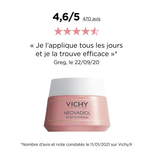 Vichy Neovadiol Rose Platinium Fortifying Day Cream 50ml, side view