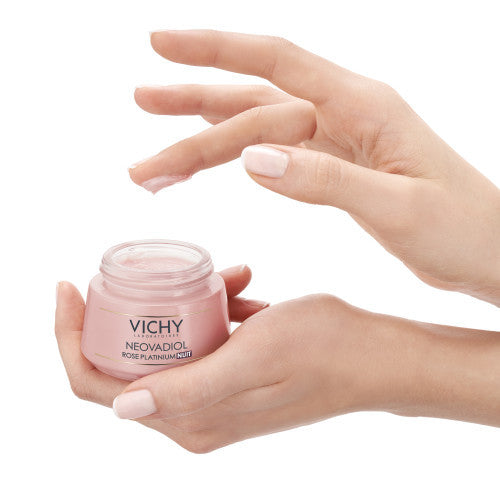 Vichy Neovadiol Rose Platinium Night Cream 50ml for post-menopausal skin, alternate angle