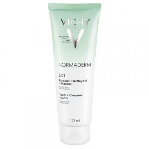 Vichy Normaderm 3-in-1 Cleanser Exfoliator Mask 125ml, view 1