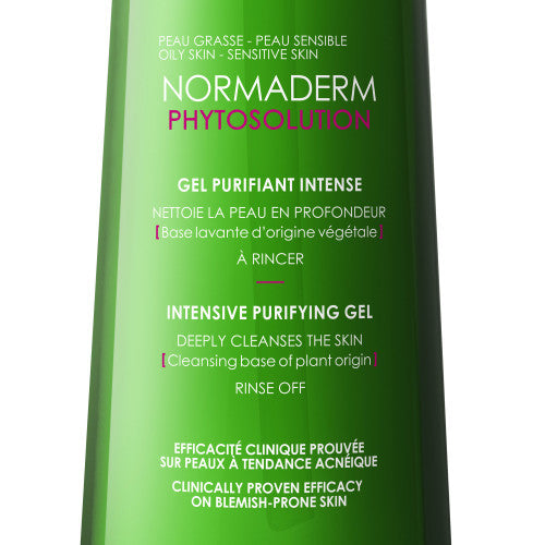 Vichy Normaderm Phytosolution Purifying Gel for oily acne-prone skin, product close-up