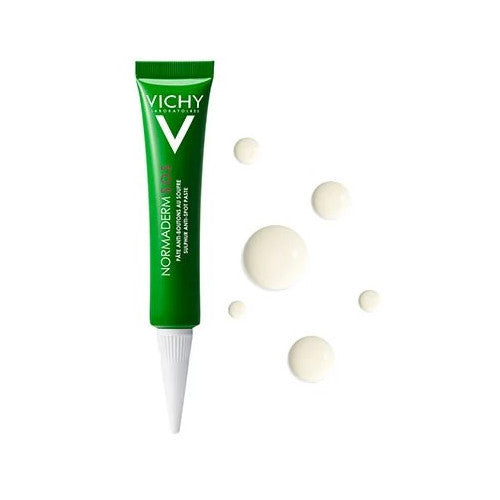 Vichy Normaderm S.O.S. Sulphur Anti-Blemish Paste 20ml spot treatment tube, alternate angle