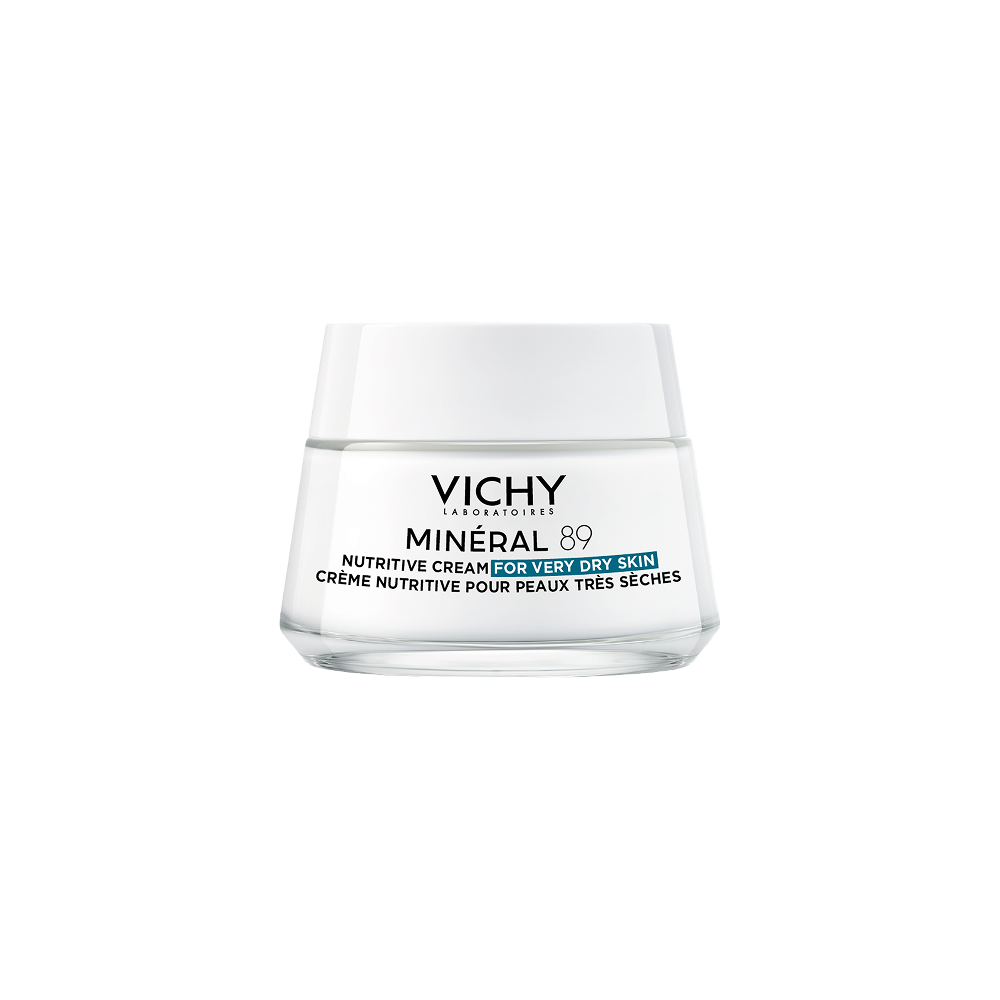 Vichy Minéral 89 Nutritive Cream for Very Dry Skin 50ml, front of the jar