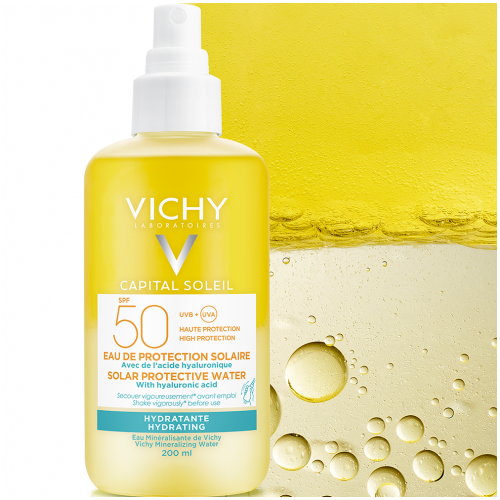 Vichy Capital Soleil Eau de Protection SPF 50 Sun Mist 200ml, alternate angle