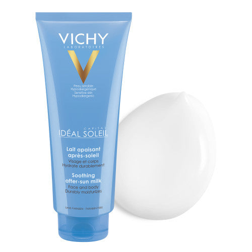 Vichy Solaire Soothing After Sun Milk 300ml, packaging detail