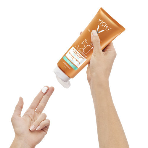 Vichy Capital Soleil SPF 50 Body Milk 300ml, packaging detail