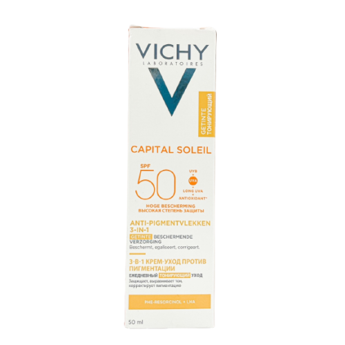 Vichy Capital Soleil SPF 50 Tinted Anti-Spot Care 50ml, view 1