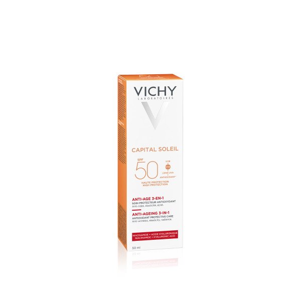 Vichy Capital Soleil, front of the box